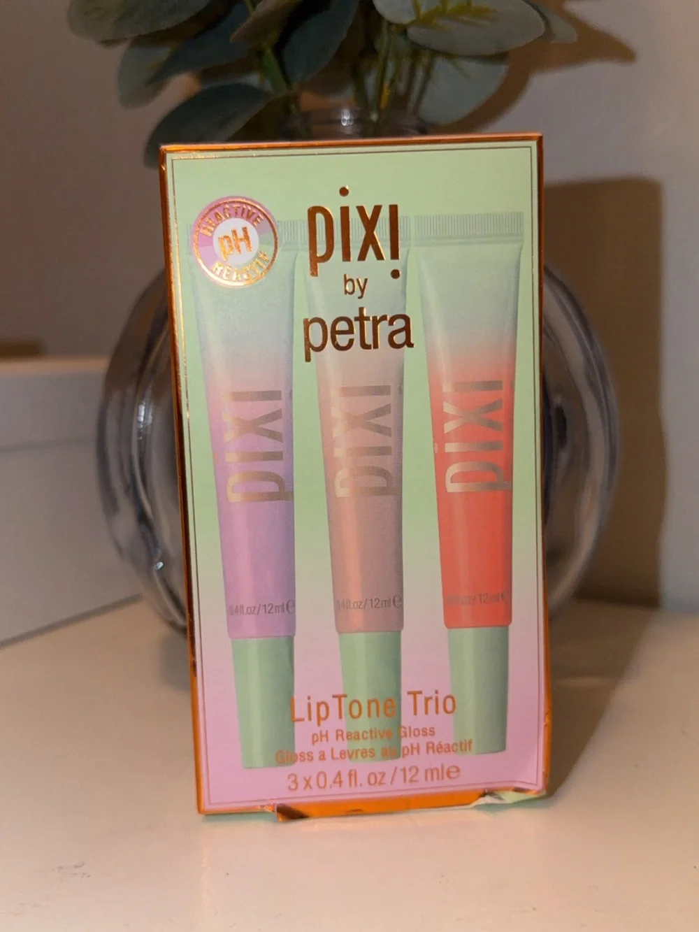 Pixi LipTone Trio pH-Reactive Gloss Set - Pink, Peach, Coral
